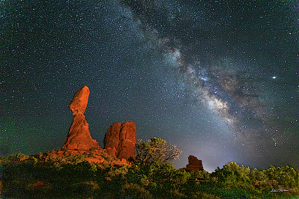 August Milky Way at Balanced Rock by Dan Norris August Milky Way at Balanced Rock by Dan Norris